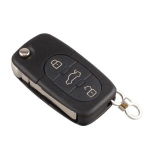 Wholesale 3+1button Remote Control Car Folding Remote key fob cover from china suppliers