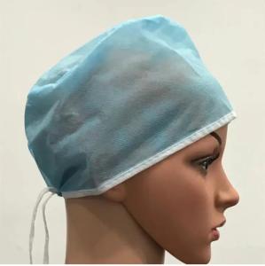 Wholesale SMS PP 64 X 13cm Disposable Bouffant Cap Medical Hair Bouffant EN14683 from china suppliers