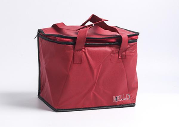 Printed Insulated Cooler Bags Soft Sided Refrigerated Easy Cleaning Long