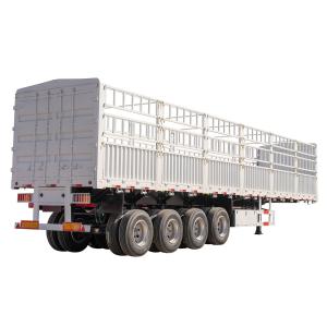 Wholesale 60-70 Ton Fence Semi Trailer Truck Trailer with Triangle / Double Star / Double Money Tires from china suppliers