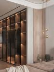 Luxury Wardrobe Hotel Room Cabinets Bedroom Dressing Cabinet Integrated