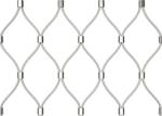 2.5cm Stainless 316 Steel Cable Mesh Ferrule Diamond For Stair Railing