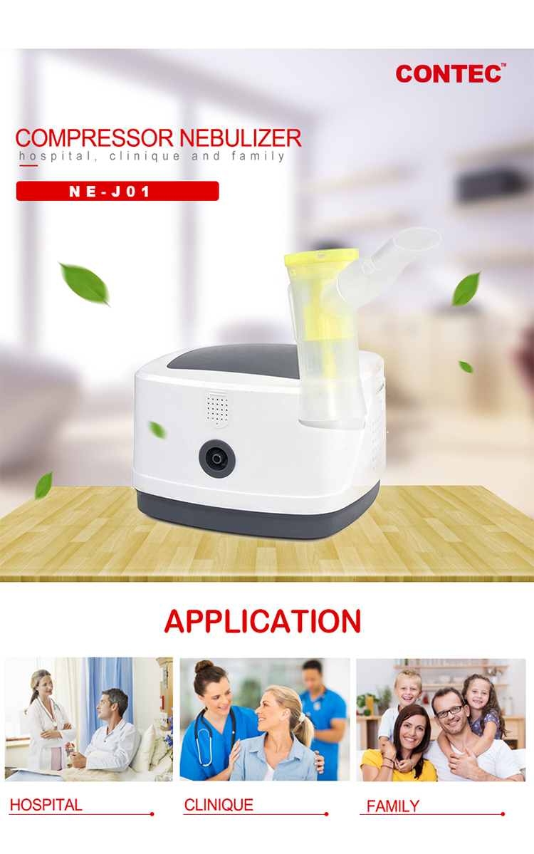 Quiet Medical Device Equipment Mini Compressor Nebulizer Machine