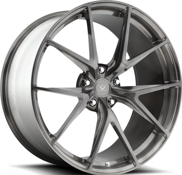 For BMW M2 5x120 Silver Machine Face 18 19 20 21 22 Inch 1-PC Forged Alloy