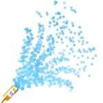 18*5cm 100% Safe Kids Hand Gender Reveal Confetti Cannon