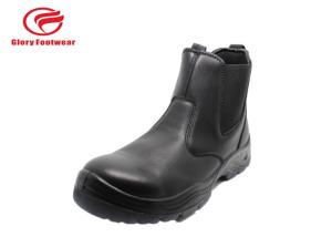 Wholesale Mining Breathable Mens Leather Slip On Work Shoes No Lace Double Density PU Sole from china suppliers