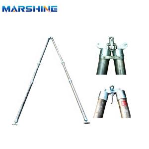 Wholesale High Strength Aluminum Alloy A-Shape Tubular Gin Pole For Tower Erection Work from china suppliers