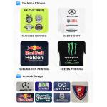 Regular Sleeve Style Printed Full Zipper Sportswear for Moto cycle F1 Racing