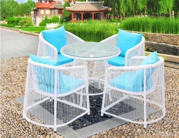 Leisure Aluminium Outdoor Garden wicker chair PE Rattan chair patio Backyard