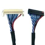 FIX 30P Connection Line 30cores LVDS Cable Assembly OEM ODM