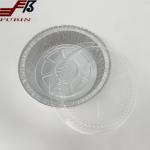 Plastic Lids Round Foil Trays 650ml Aluminum Foil Pan
