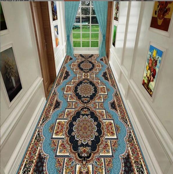European Classical Style Large Commercial Floor Mat Hotel Entrance Corridor