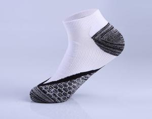 Wholesale Men 'S Running White Athletic Crew Socks / Custom Football Ankle Socks from china suppliers