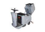 Airpot / Subway Station Ride On Floor Scrubber Dryer Compact Linetex Rubber