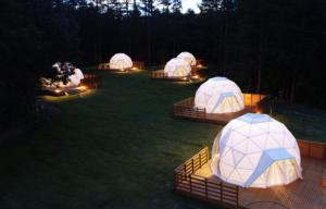 Wholesale Luxury 16 Feet Diameter Glamping Dome Tent For Camping from china suppliers
