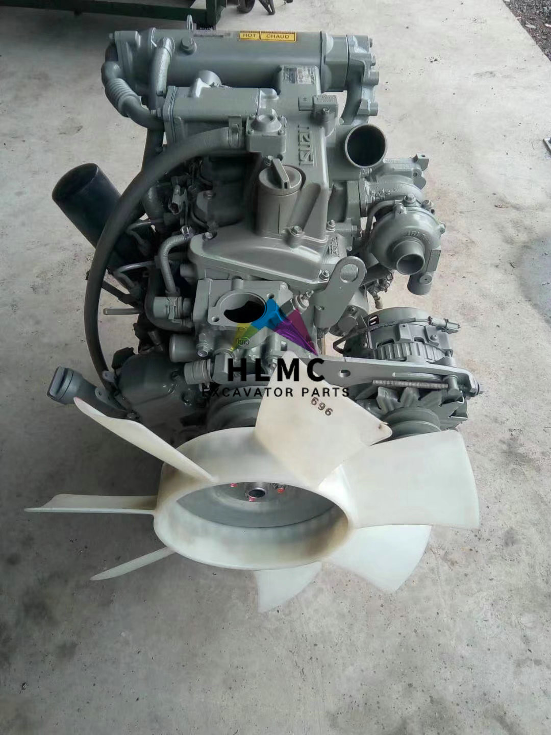Construction Machinery ISUZU 4LE2 Complete Engine Assy Engine Motor
