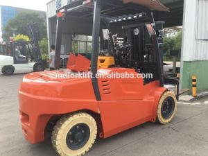 Wholesale 3000mm Lift 1250mm Wheelbase 4.5T Electric Forklift Truck from china suppliers