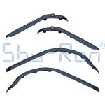 Accessories for EZGO TXT Golf Cart Plastic Fender Flares for EZGO TXT