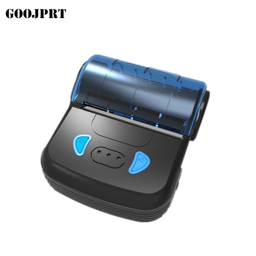 90*120*50mm Compact Wireless Bluetooth Printer Easy Using With AC Adapter