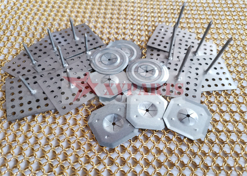 Galvanized Steel Perforated Insulation Support Nails To Attached Wood Fiber Poured Gypsum Deck