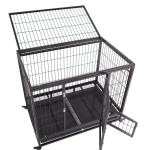 Metal 2 Door Folding Livestock Fence Panels Stainless Steel Pet Kennel Cage Dog