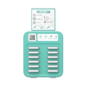 Wholesale ROHS Advertising Mobile Phone Charging Station Rental 5000mAh*6 from china suppliers