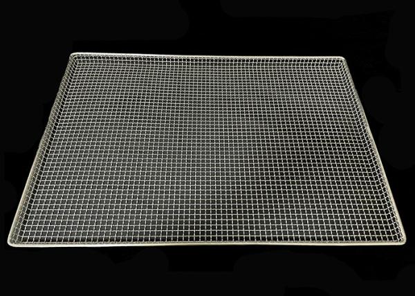 Food Grade 18x26 Inches Stainless Steel 316 Metal Welded Perforated Drying Trays