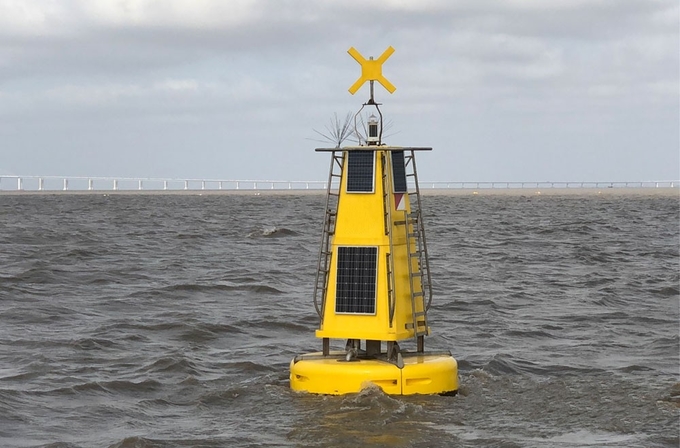 Steel Single Boat Floating Surplus Marine Mooring Buoy Foam Filled Multifunctional