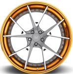 2 Piece BMW Forged Wheels Rims Dics Spoke Barrel Lip Satin Matte Black For Audi