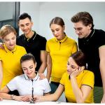 Diy Cotton Polo Work Shirts Printed Work Polo Shirts Team Uniform Short Sleeve