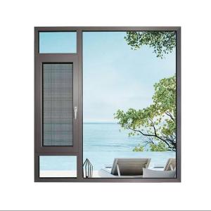 Wholesale Australian Standard Aluminum Residential Casement Windows with Folding Screen Feature from china suppliers