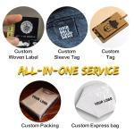 OEM custom logo brand men's streetwear outdoor sports track 100% polyester zip