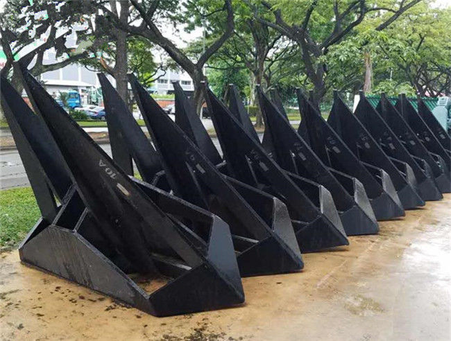 High Horse Power Delta 100kg 20000kg Marine Boat Anchors For Tanker Bulker