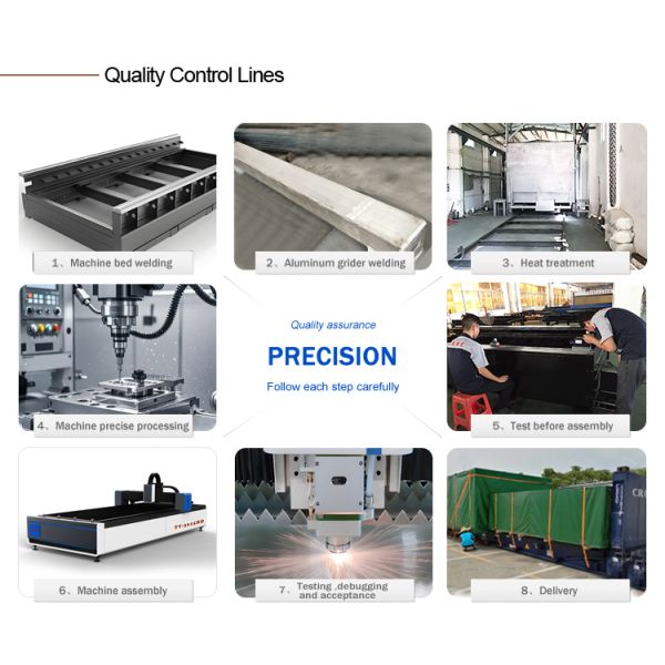 2000W Precision Fiber Laser Cutting Machine for Thin Metal Sheets