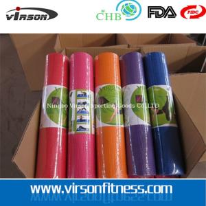 Wholesale 6mm Sticky Yoga Mat for yoga beginner,traditional PVC Yoga Mat with customer lable from china suppliers