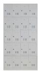 Twenty Door Metal Lockers For Office , Knock Down Lockable Metal Cabinets