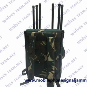Wholesale Military Durable 80W RF Signal Backpack Jammer GSM 3G 4G Cell Phone Signal Jammer from china suppliers