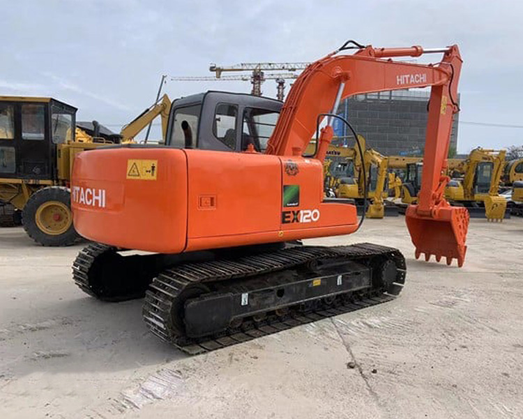 Japanese Make Backhoe Digger Used Hitachi 120 Crawler Excavator EX120-5 2016 Year