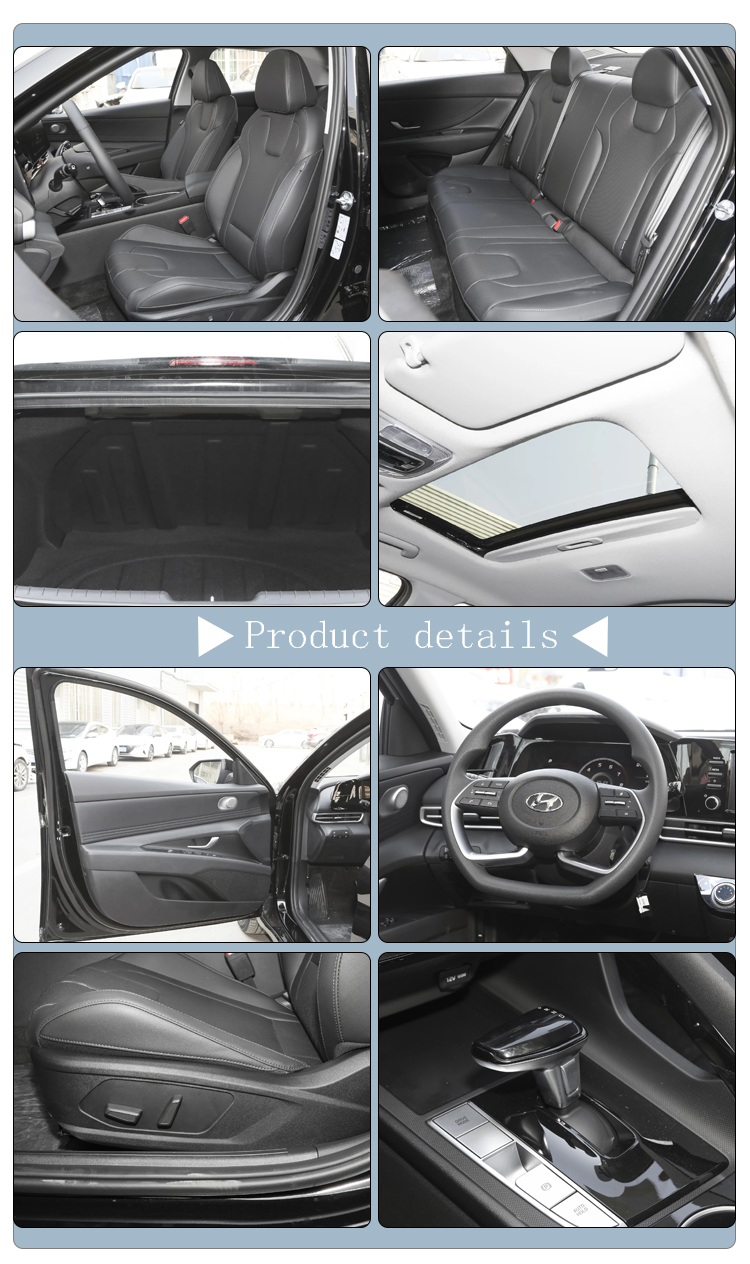 Manual Copilot Seat Adjustment Hyun-dai Elantra Gasoline Car in Beijing Rear Camera Fabric Seats Macpherson Front Suspension