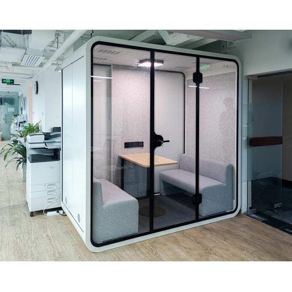 Modern Soundproof Pods Sound Insulate Acoustic Meeting Booth Portable