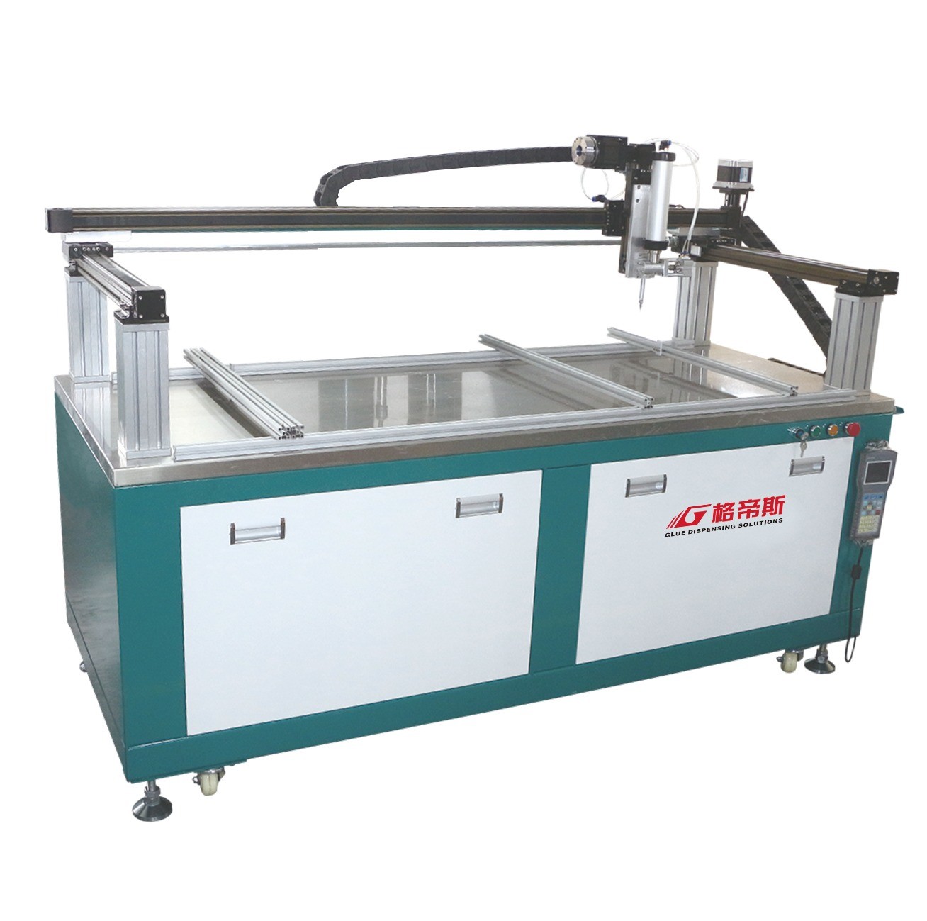 3 Axis Robotic Dispenser 2200*800*1200mm Industrial Glue Dispensers 500mm/sec
