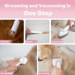290*160*240MM Pet Grooming Kit Silent Vacuum Cleaner for Easy and Silent Hair