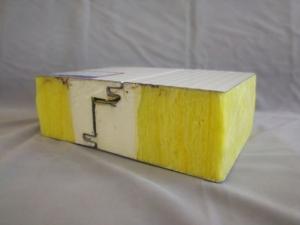 Wholesale Fireproof Glass Fiber Sandwich Panel 80mm Soundproof Thermal Insulation from china suppliers