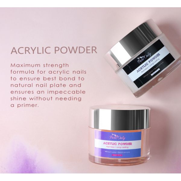 Custom Pure Only Fast Dry Glitter Colored Acrylic Nail Powder for Long Lasting Nails Nail Beauty Products Oem