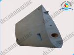 Rudder Blade Marine Hydraulic Steering Gear Alloy Steel High Effective
