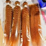 Wholesale Ombre Human Hair Extensions Brazilian Kinky Straight Yaki Hair Weave