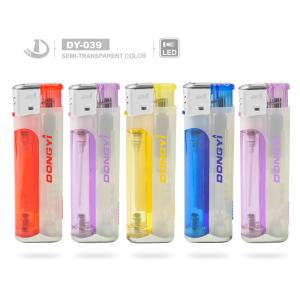Wholesale Colorful Cigarette Electronic LED Lighter With Customer Logo DY-039 from china suppliers