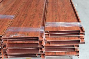 Wholesale Home Decoration Aluminum Strip Ceiling Wood Grain Color Fireproof from china suppliers