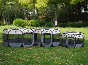 Wholesale 74cm Indoor Dog Pen Fencing 43cm Foldable Metal Dog Fence from china suppliers