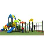 Preschool Trendy Kids Playground Slide SS304 Children Plastic Park Equipment